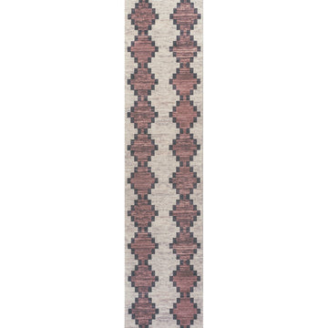 Timantii Modern Trellis Kilim Area Rug